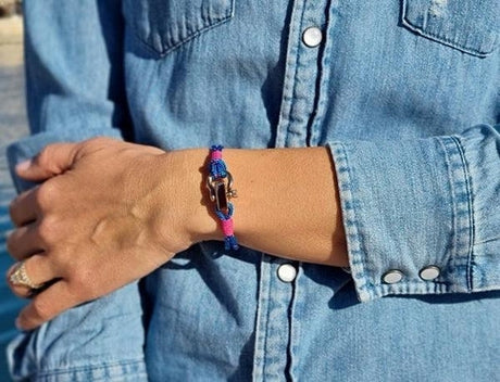 Introducing the original 3mm ROYAL by Break Time® shackle bracelets