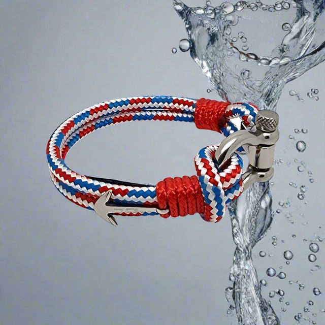 ADRIATICA Nautical Clasp & Anchor Bracelet Croatian Mix
