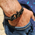 CAPTAIN Black Shackle Bracelet