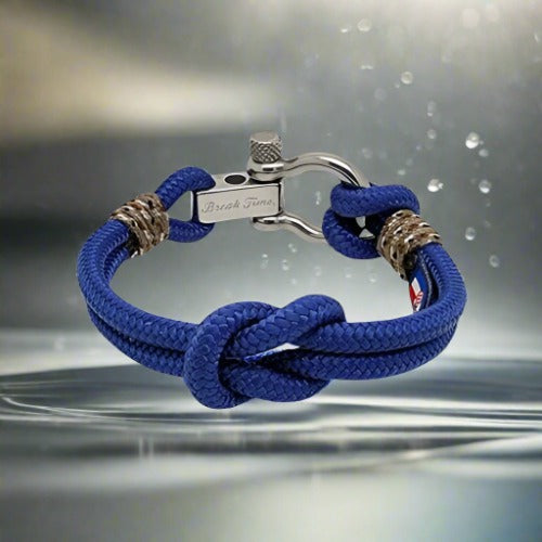 CORSAIR 5mm Nautical Clasp Bracelet Blue Camo