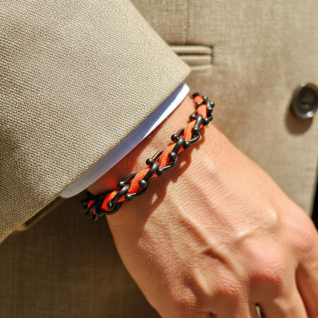 OCEAN MAXI Designer Bracelet / Necklace Orange
