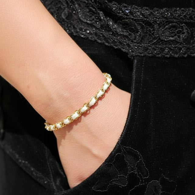 OCEAN MINI Designer Bracelet / Necklace Cream