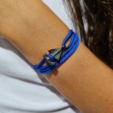 SAILOR mini boat bracelet electric blue