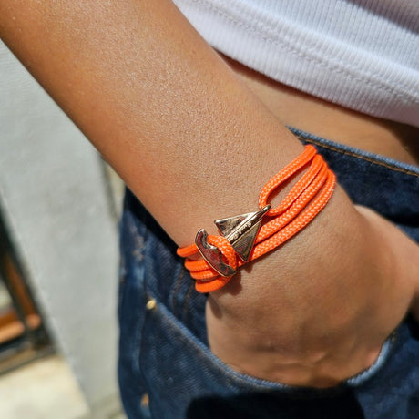SAILOR mini boat bracelet orange