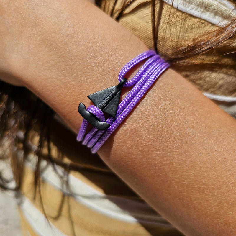 SAILOR mini boat bracelet purple