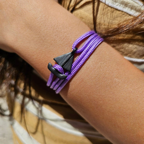 SAILOR mini boat bracelet purple
