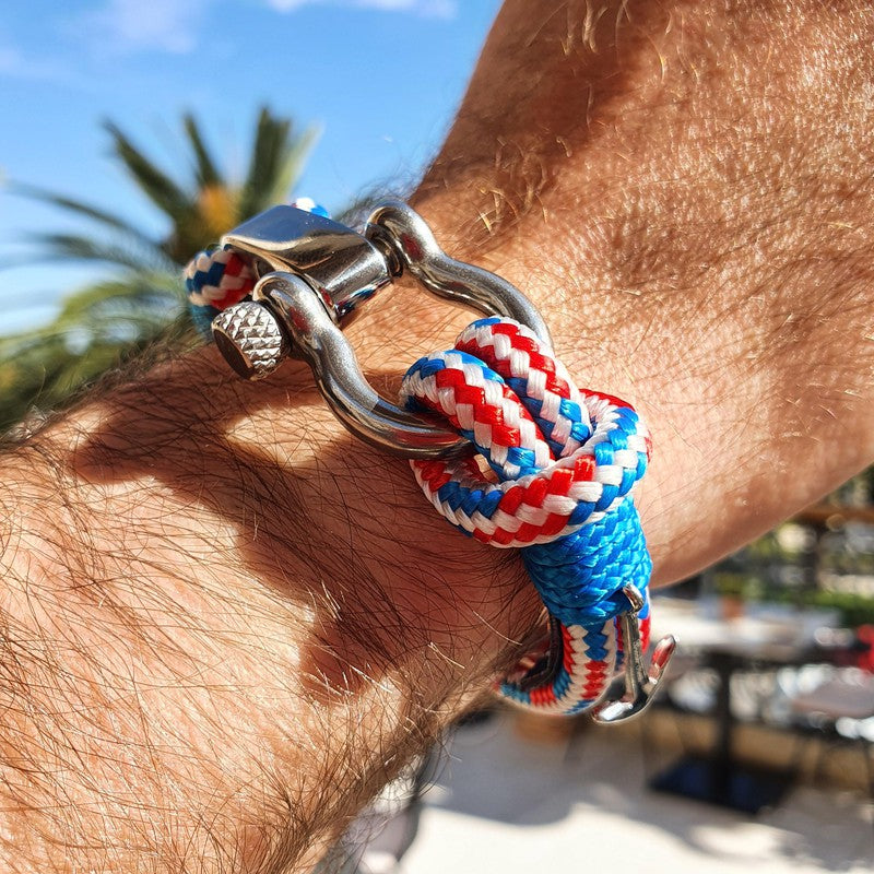 ADRIATICA Nautical Clasp & Anchor Bracelet Croatian Mix