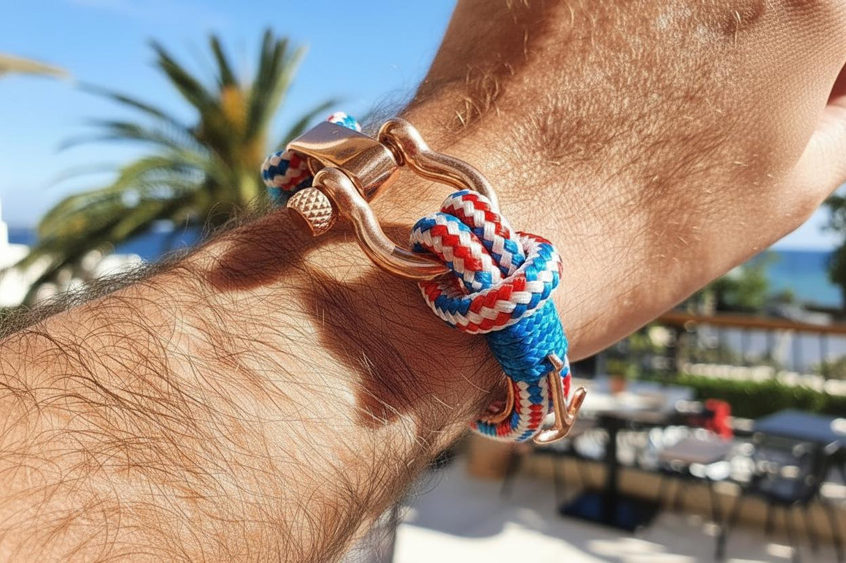 ADRIATICA Nautical Clasp & Anchor Bracelet Croatian Mix