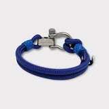 ADRIATICA Shackle & Anchor Bracelet Blue