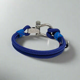 ADRIATICA Shackle & Anchor Bracelet Blue