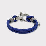 ADRIATICA Shackle & Anchor Bracelet Blue Grey