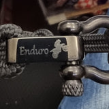 CAPTAIN 4mm Nautical Clasp Bracelet - Black