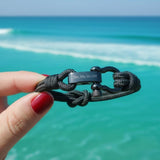 CAPTAIN 4mm Nautical Clasp Bracelet - Black