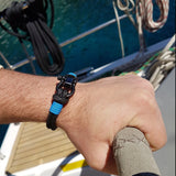 CAPTAIN 4mm Nautical Clasp Bracelet - Blue