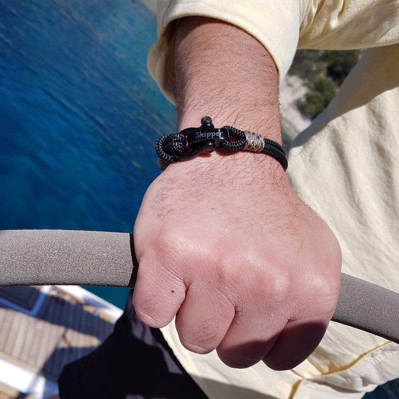 CAPTAIN 4mm Nautical Clasp Bracelet - Camo