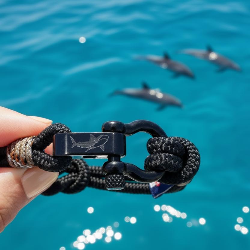 CAPTAIN 4mm Nautical Clasp Bracelet - Camo