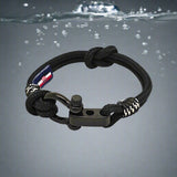 CAPTAIN 4mm Nautical Clasp Bracelet - Military