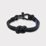 CAPTAIN Black Shackle Bracelet