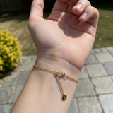 CHARMED MINI bracelet Croatia map