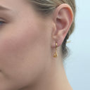 CHARMED MINI huggie earrings for kids - sailboat