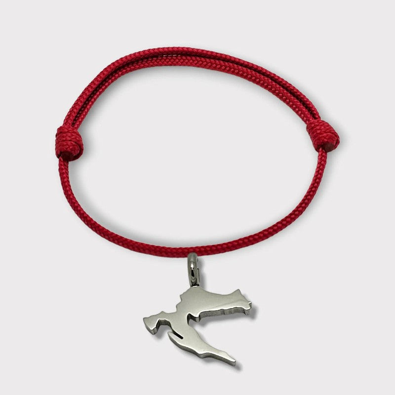 CHARMED bracelet with Croatia map pendant
