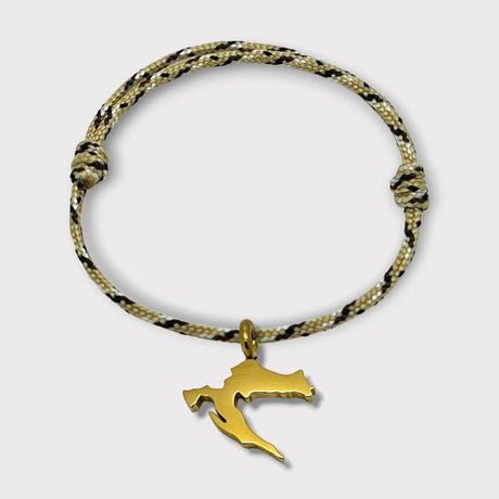CHARMED bracelet with Croatia map pendant