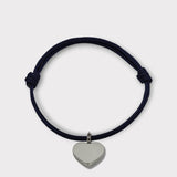 CHARMED bracelet with engravable heart pendant