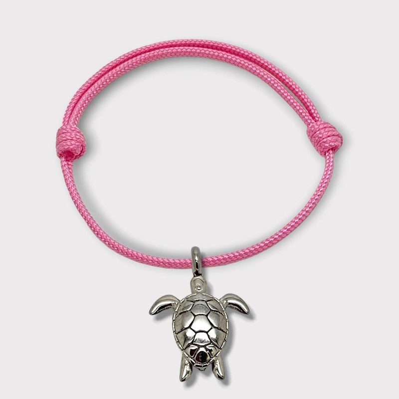 Pink turtle store bracelet