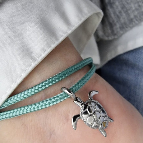 CHARMED bracelet with sea turtle pendant