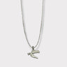 CHARMED steel necklace with Croatia map pendant