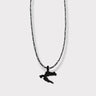 CHARMED steel necklace with Croatia map pendant