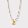 CHARMED steel necklace with sailing yacht pendant