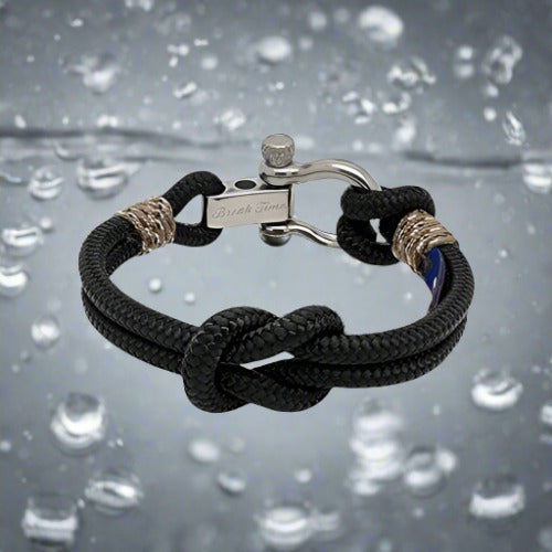CORSAIR 5mm Nautical Clasp Bracelet Black Camo