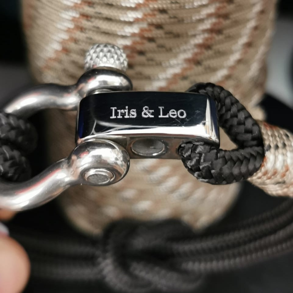 CORSAIR 5mm Nautical Clasp Bracelet Black Camo