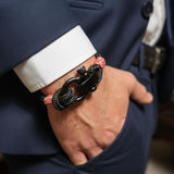 CORSAIR 5mm Nautical Clasp Bracelet Black Croatian Mix