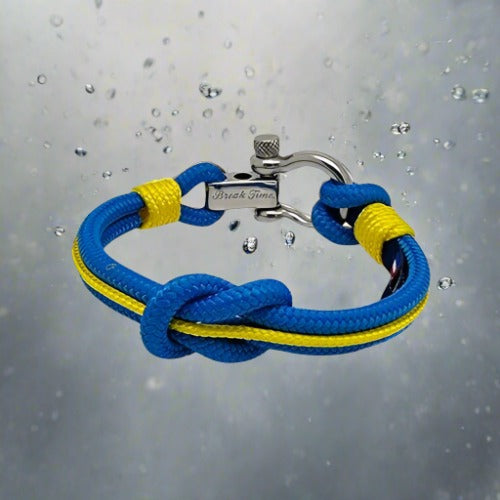 CORSAIR Big Shackle Bracelet Blue Yellow - Break Time Croatia