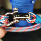 CORSAIR 5mm Nautical Clasp Bracelet Croatian Mix