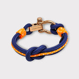 CORSAIR Big Shackle Bracelet Blue Orange