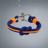 CORSAIR Big Shackle Bracelet Blue Orange