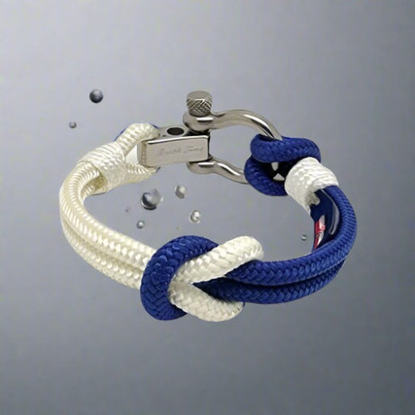 CORSAIR Big Shackle Bracelet Blue White