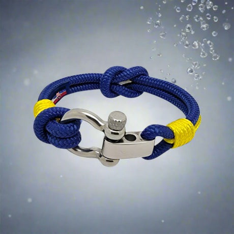 CORSAIR Big Shackle Bracelet Blue Yellow