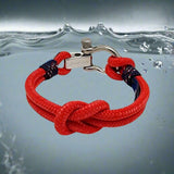 CORSAIR Big Shackle Bracelet Red Blue