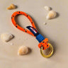 HARBOUR MINI orange mix rope key-ring