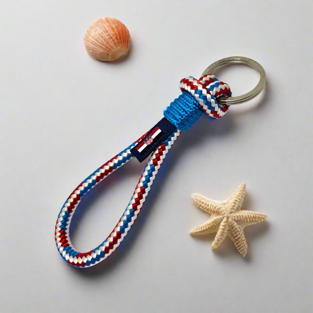 HARBOUR nautical rope keyring Croatia mix
