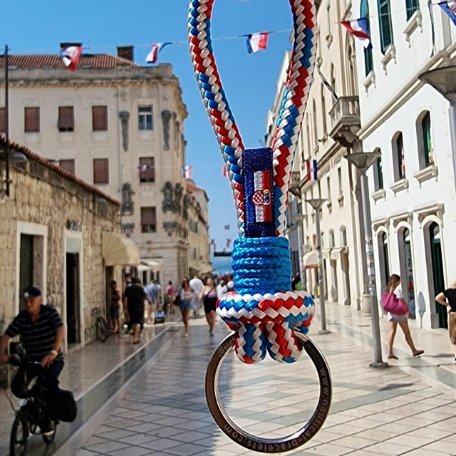 HARBOUR nautical rope keyring Croatia mix