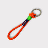 HARBOUR recycled rope keyring orange green