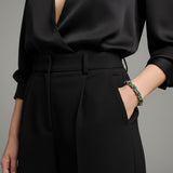 OCEAN MAXI Designer Bracelet / Necklace Emerald Green