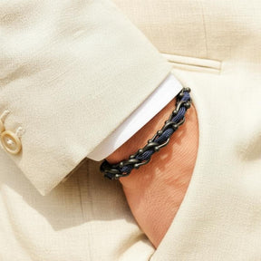 OCEAN MAXI Designer Bracelet / Necklace Navy Blue