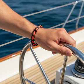 OCEAN MAXI Designer Bracelet / Necklace Neon Coral