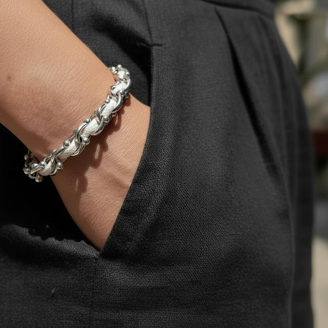 OCEAN MAXI Designer Bracelet / Necklace Off White